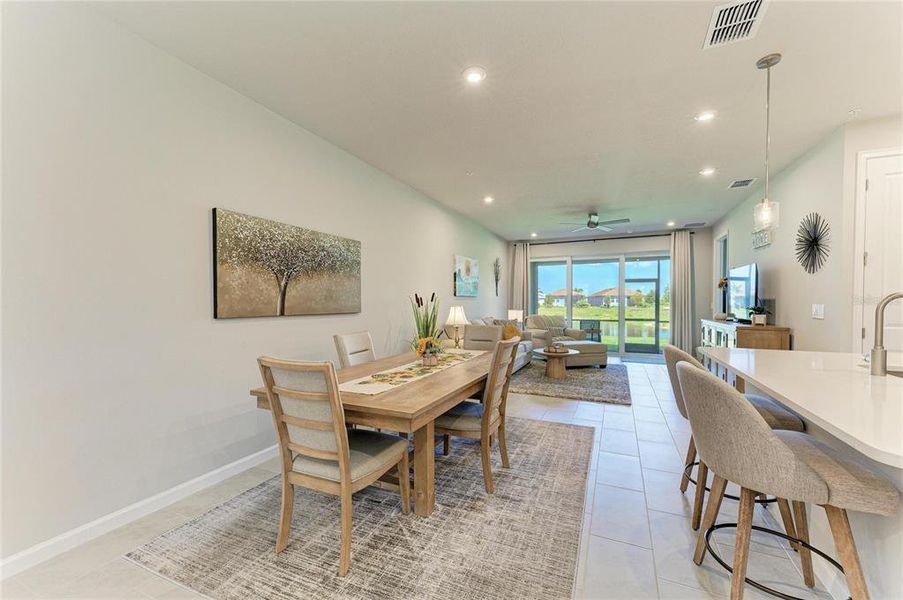 Furnished interior view inside a new home in , Venice (Image 10). Furnished interior view inside a new home in , Venice (Image 10).