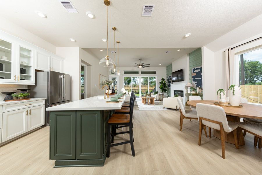 Representative furnished interior of a home built from the Reflection by Beazer Homes in Meridiana, Manvel (Image 5).