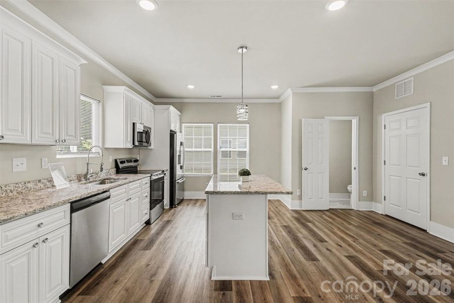 Furnished interior view inside a new home in , Charlotte (Image 9).