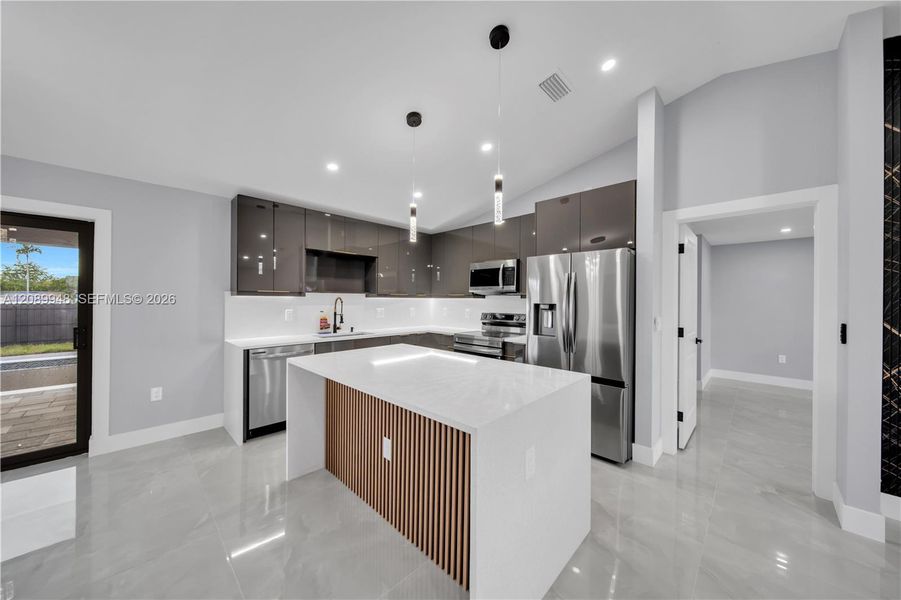Furnished interior view inside a new home in , Cape Coral (Image 10).