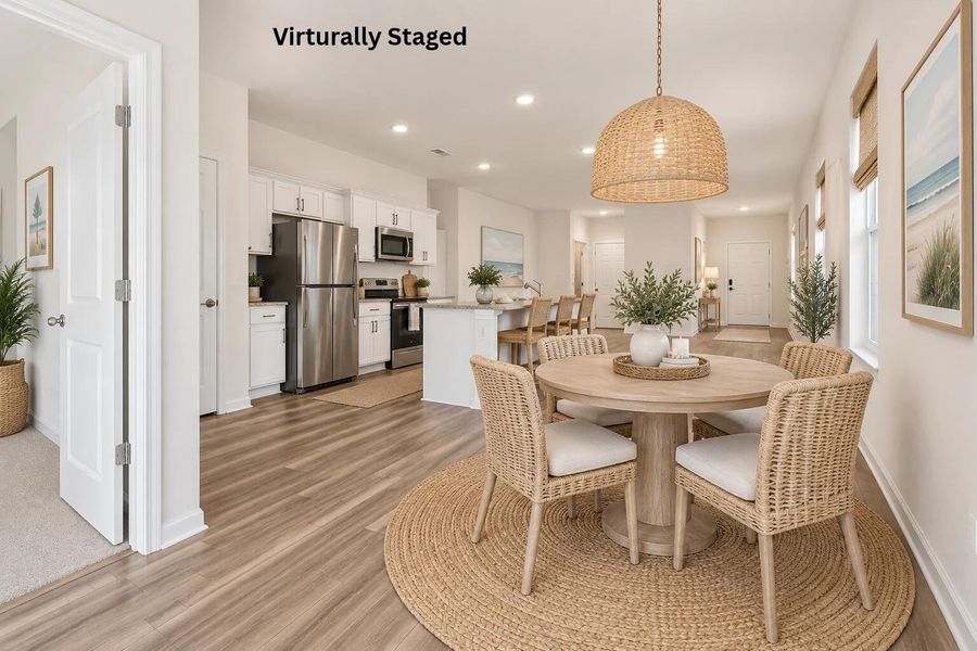 Furnished interior view inside a new home in Pender Woods at Cane Bay, Summerville (Image 8).