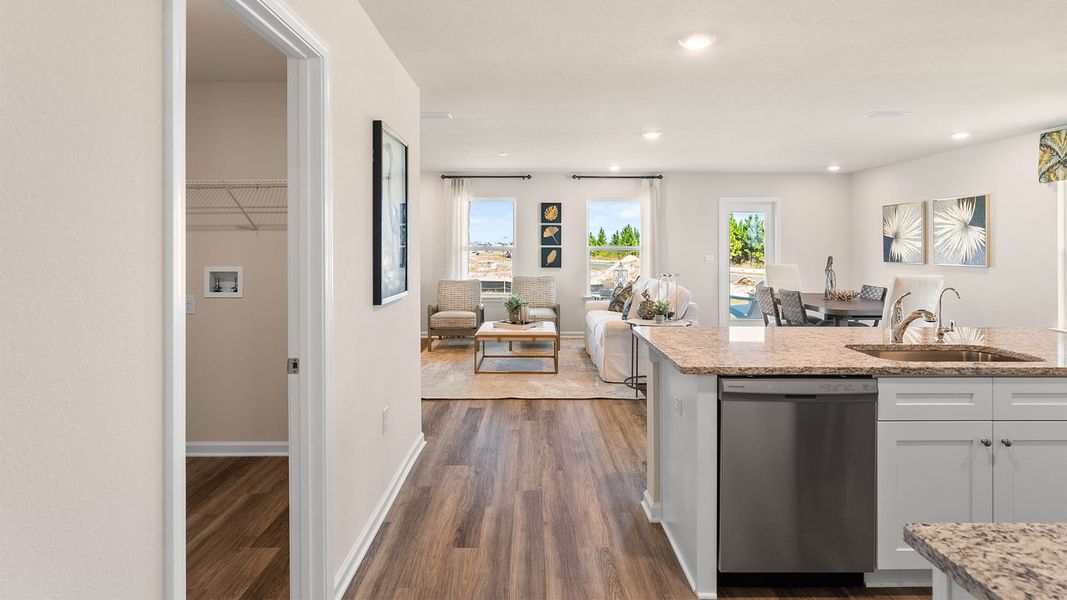 Furnished interior view inside a new home in Liberty, Panama City (Image 8). Furnished interior view inside a new home in Liberty, Panama City (Image 8).