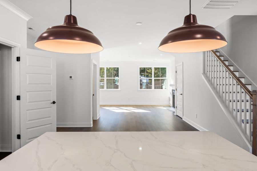 Furnished interior view inside a new home in Hayes Park, Johns Island (Image 7).