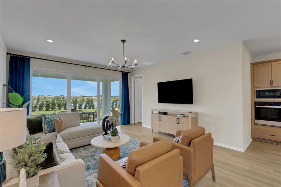 Furnished interior view inside a new home in River Hall, Alva (Image 15). Furnished interior view inside a new home in River Hall, Alva (Image 15).
