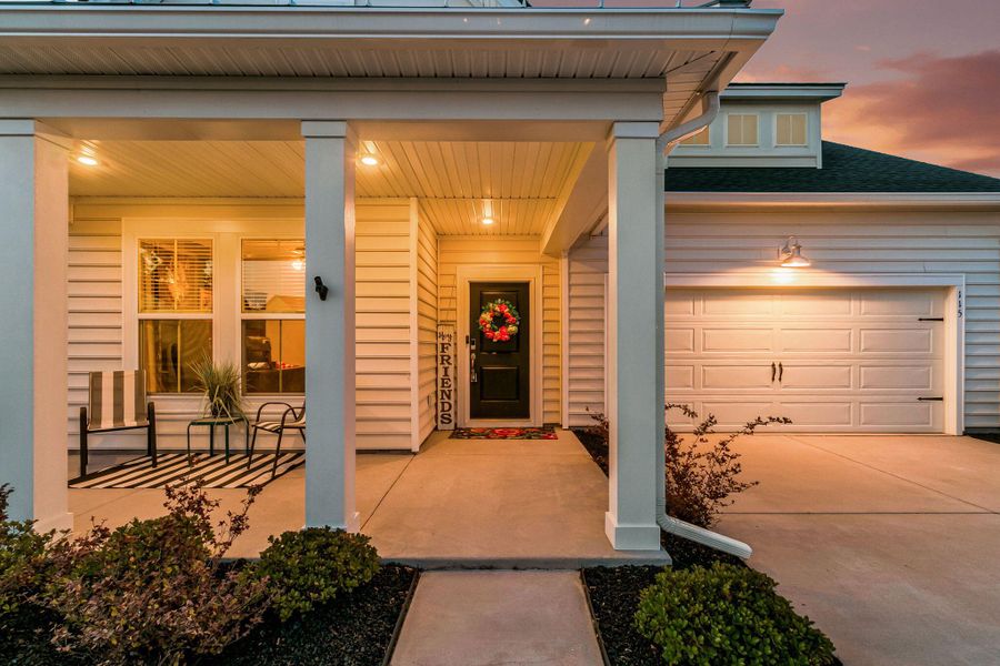 Exterior details and patio area of a home in Heron's Walk at Summers Corner, Summerville (Image 3).