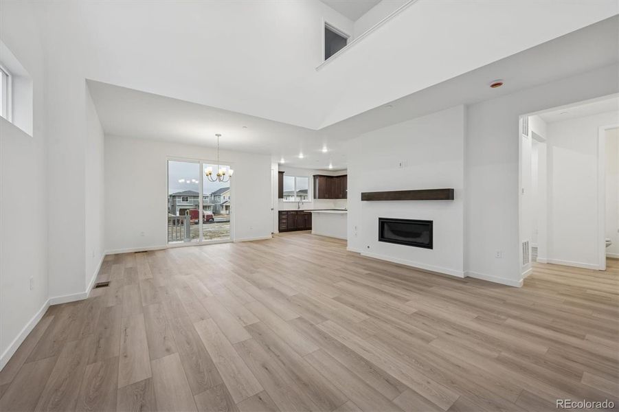 Spacious, unfurnished interior of a new home in Crossway at Second Creek, Commerce City (Image 13).