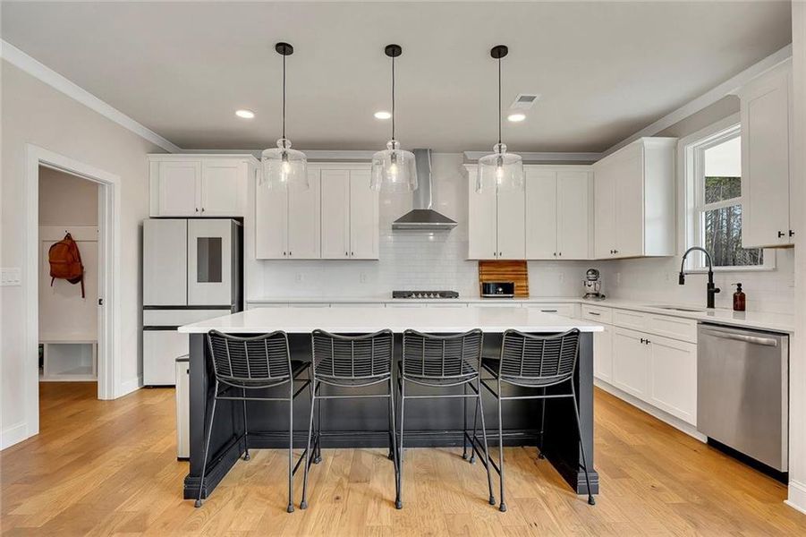 Furnished interior view inside a new home in , Marietta (Image 20).