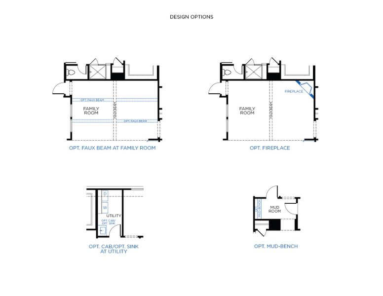 2D floor plan layout for the Camden by Tricoast Homes in River Ranch 55', Dayton, TX (Image 5). 2D floor plan layout for the Camden by Tricoast Homes in River Ranch 55', Dayton, TX (Image 5).