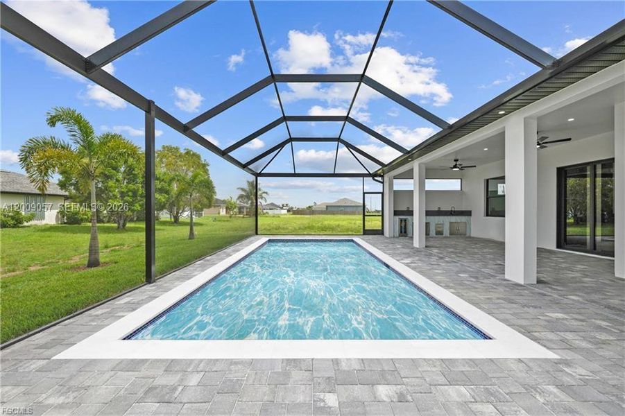 Exterior details and patio area of a home in , Cape Coral (Image 33).