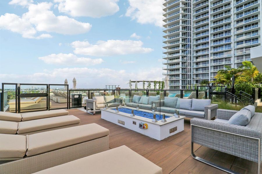 Outdoor Fire pit lounge area Outdoor Fire pit lounge area