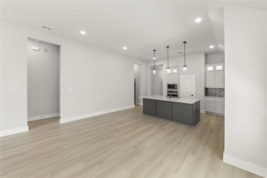 Spacious, unfurnished interior of a new home in Valencia on The Lake, Little Elm (Image 34). Spacious, unfurnished interior of a new home in Valencia on The Lake, Little Elm (Image 34).