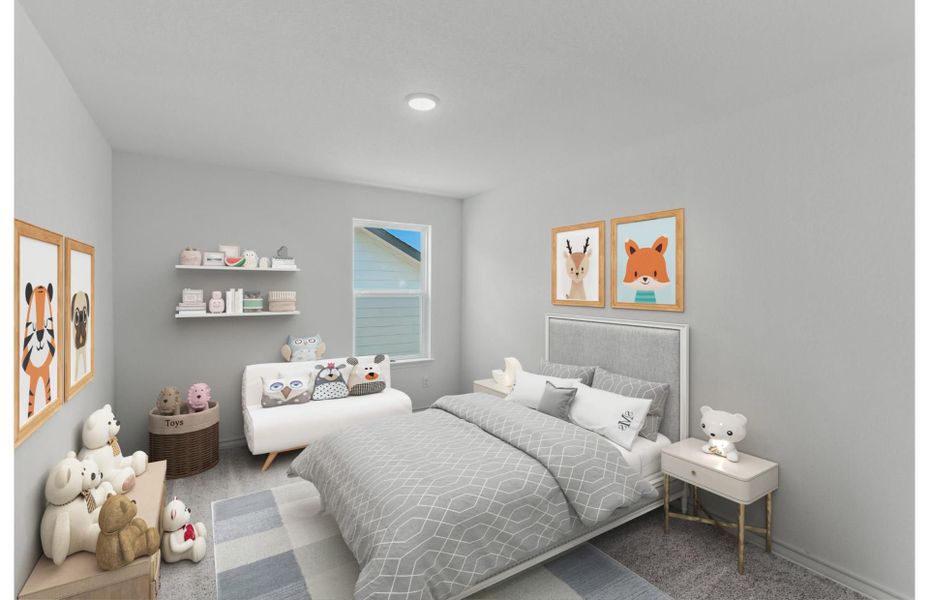 Representative furnished interior of a home built from the Dinero by Centex in Davis Ranch, San Antonio (Image 6).