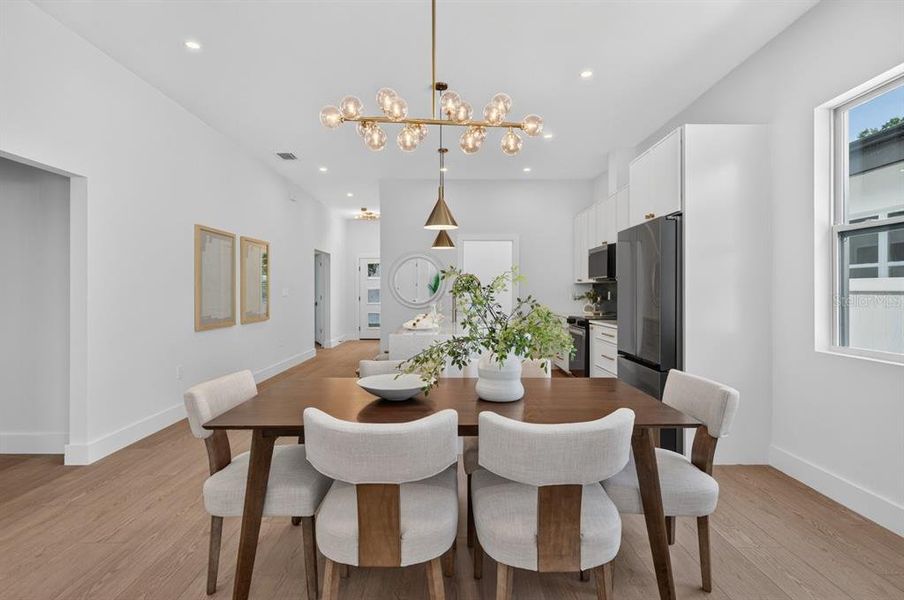 Furnished interior view inside a new home in , St. Petersburg (Image 4).