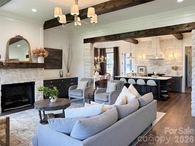 Furnished interior view inside a new home in , Matthews (Image 8). Furnished interior view inside a new home in , Matthews (Image 8).