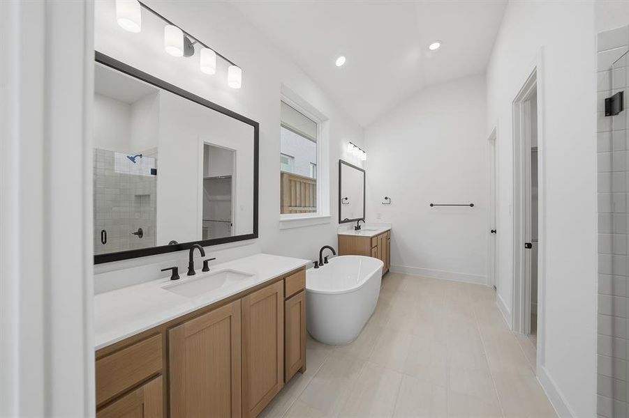 Furnished interior view inside a new home in , Frisco (Image 11).