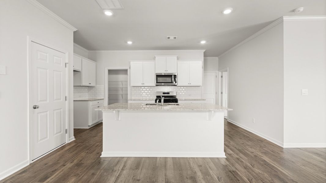 Representative furnished interior of a home built from the Robie by D.R. Horton in Parkside at Carter Grove, Cartersville (Image 6). Representative furnished interior of a home built from the Robie by D.R. Horton in Parkside at Carter Grove, Cartersville (Image 6).
