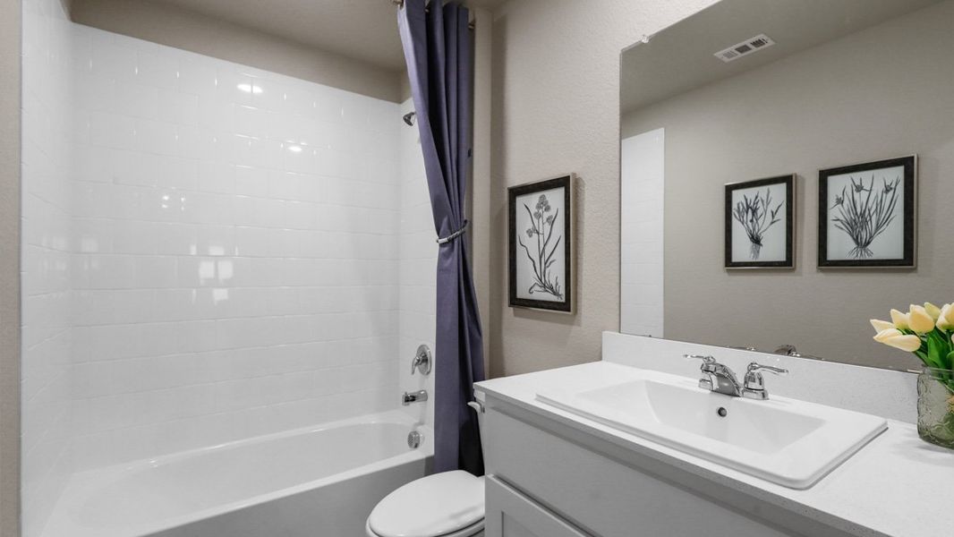 Furnished interior view inside a new home in Rosewood at Beltmill, Fort Worth (Image 35).