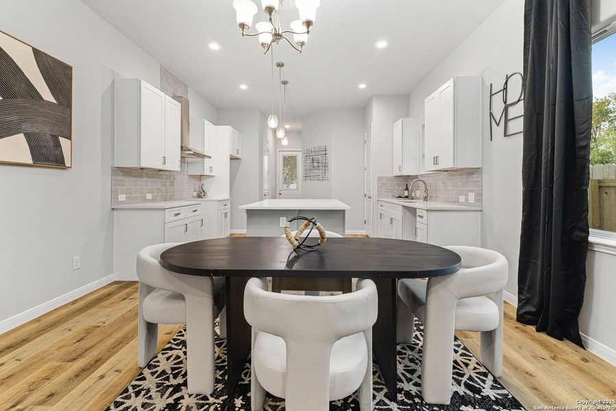 Furnished interior view inside a new home in , San Antonio (Image 14).
