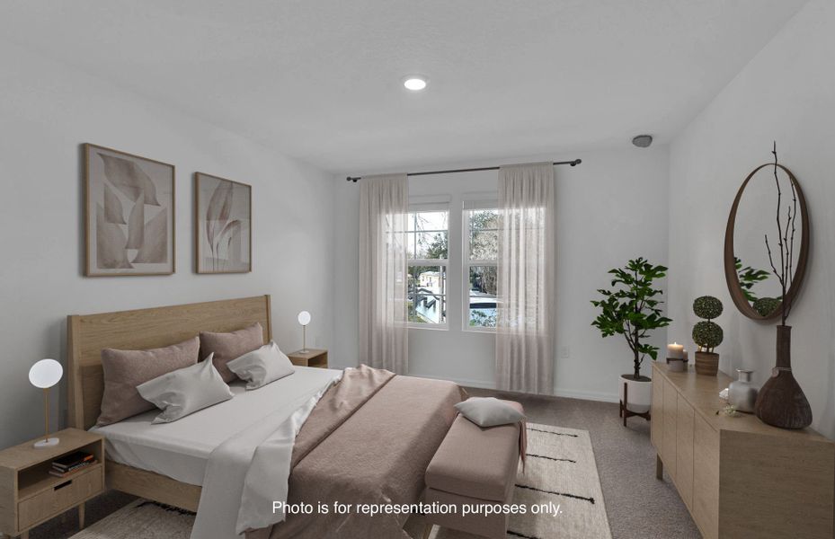 Furnished interior view inside a new home in Normandy Pines, Jacksonville (Image 8).