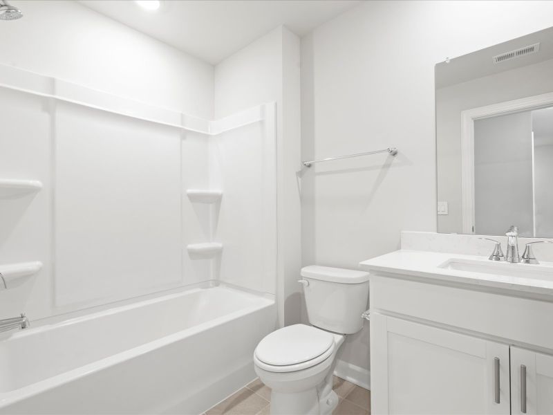 Furnished interior view inside a new home in Valentine Townes, Greer (Image 10).