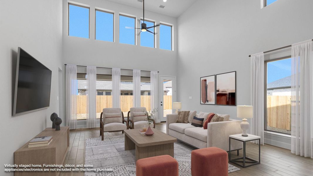 Furnished interior view inside a new home in StoneCreek Estates, Richmond (Image 7).