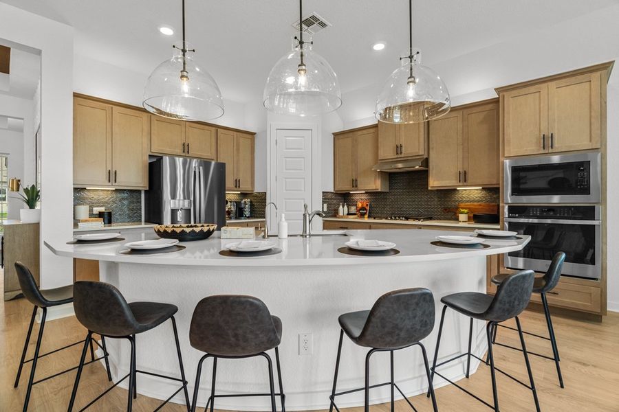 Furnished interior view inside a new home in Berry Creek Highlands, Georgetown (Image 25).