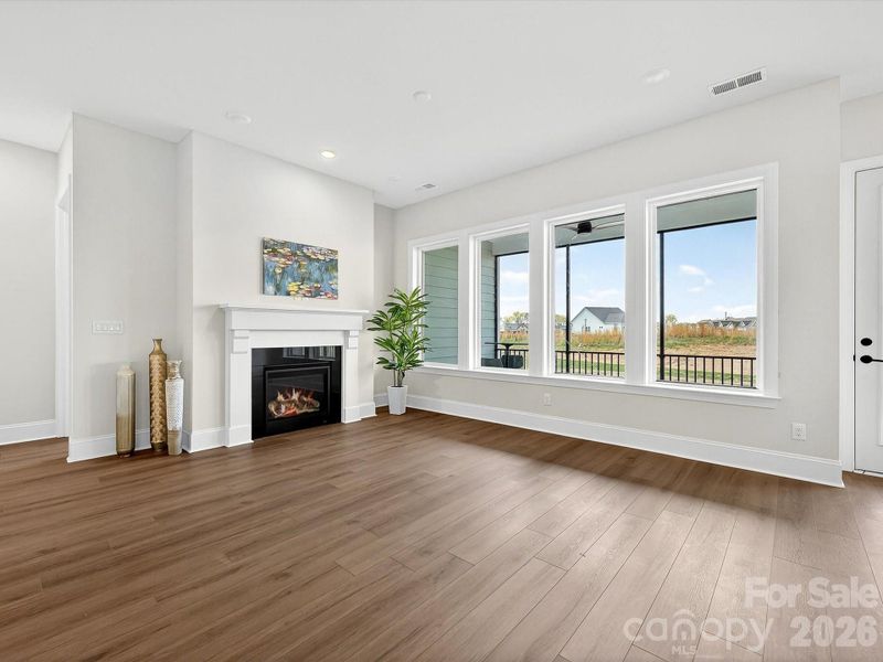 Spacious, unfurnished interior of a new home in Encore at Streamside - Tradition Series, Waxhaw (Image 28). Spacious, unfurnished interior of a new home in Encore at Streamside - Tradition Series, Waxhaw (Image 28).