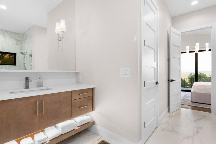 Furnished interior view inside a new home in , Blue Ridge (Image 44).