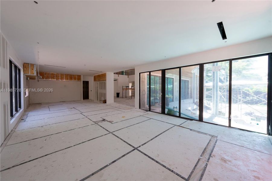 In-progress construction of a new home in , Miami, FL (Image 11).