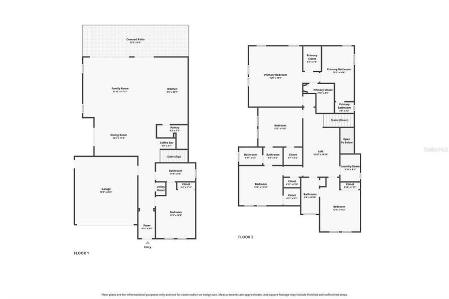 2D floor plan layout of this home in , Orlando, FL (Image 5). 2D floor plan layout of this home in , Orlando, FL (Image 5).