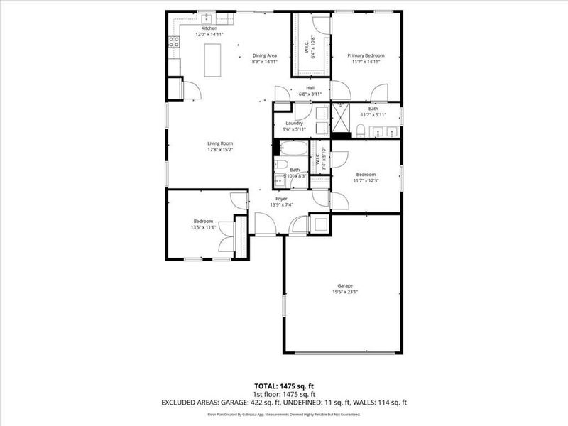 2D floor plan layout of this home in , Rome, GA (Image 5). 2D floor plan layout of this home in , Rome, GA (Image 5).