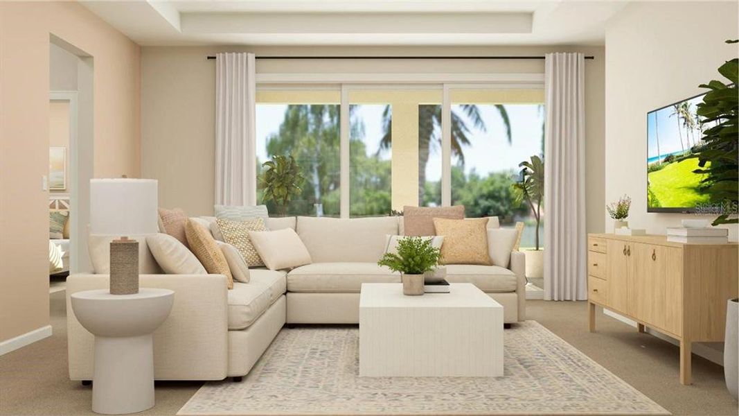 Furnished interior view inside a new home in Bronson's Ridge, Apopka (Image 5).