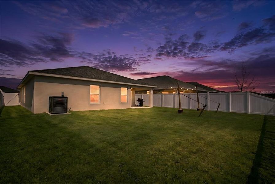 Exterior details and patio area of a home in , Zephyrhills (Image 4).