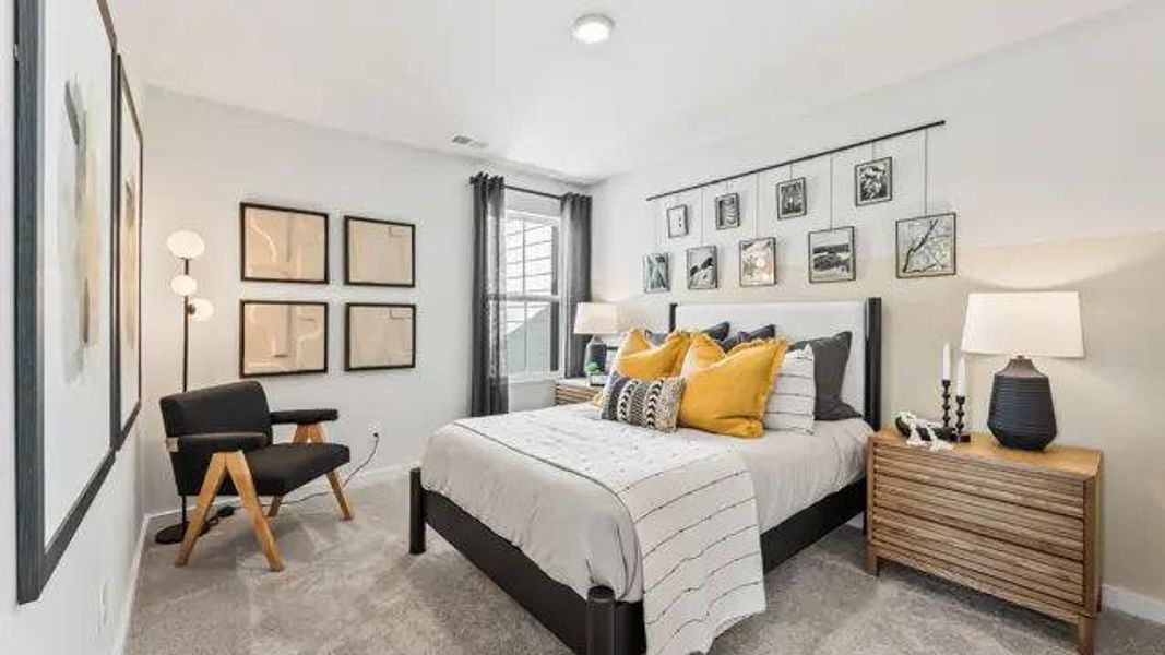 Furnished interior view inside a new home in Sherwood Square, Flowery Branch (Image 16). Furnished interior view inside a new home in Sherwood Square, Flowery Branch (Image 16).