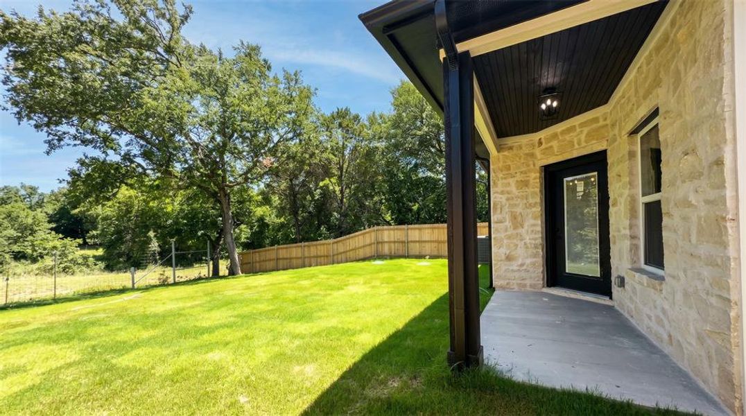 Exterior details and patio area of a home in , Granbury (Image 24). Exterior details and patio area of a home in , Granbury (Image 24).