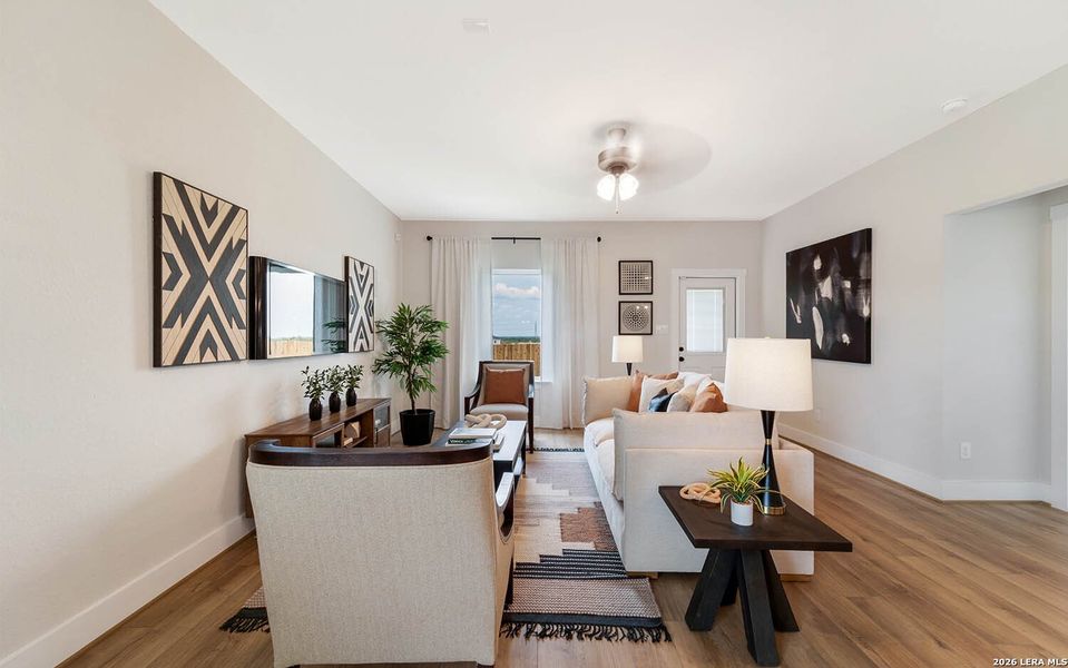 Furnished interior view inside a new home in Mesa Vista, Von Ormy (Image 13).