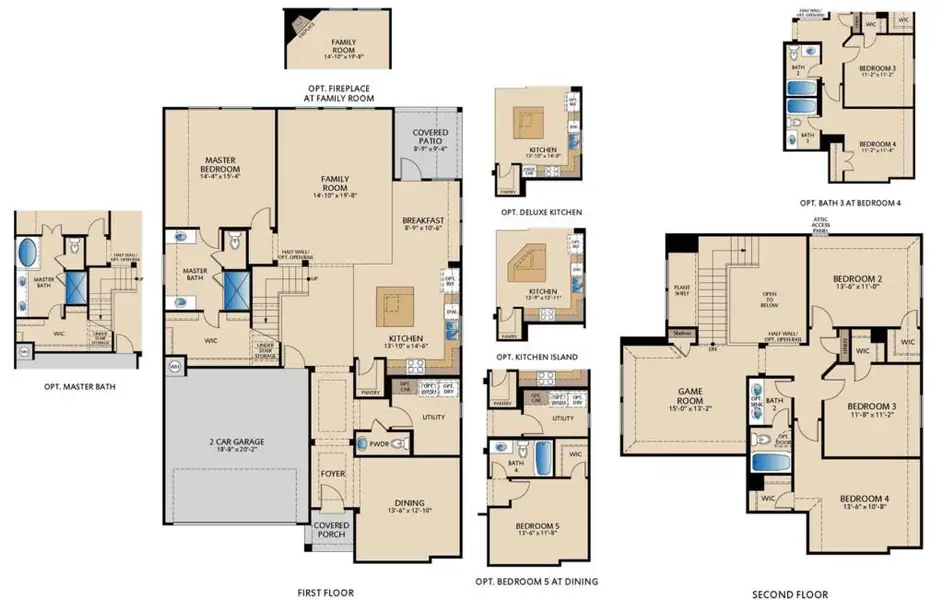 2D floor plan layout for the Garland by Pacesetter Homes in Creekview Meadows, Pilot Point, TX (Image 5). 2D floor plan layout for the Garland by Pacesetter Homes in Creekview Meadows, Pilot Point, TX (Image 5).