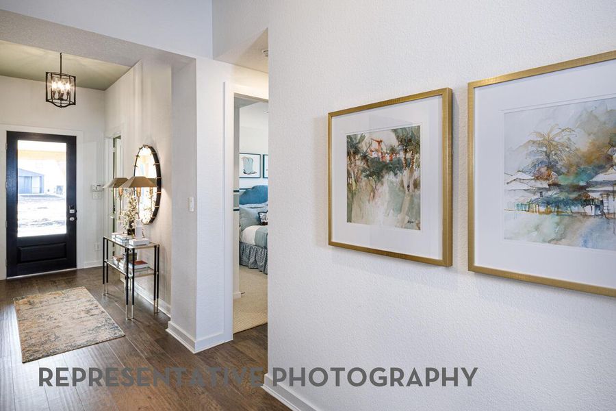 Furnished interior view inside a new home in Easton Park, Austin (Image 39).