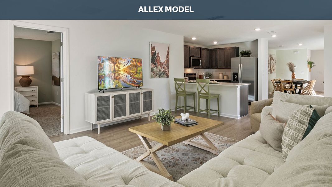 Representative furnished interior of a home built from the Allex by D.R. Horton in Diamond Springs, Jacksonville (Image 15).