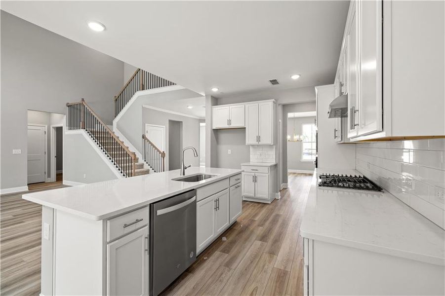 Furnished interior view inside a new home in , Sugar Hill (Image 8).