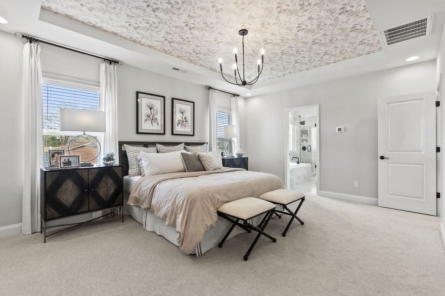 Representative furnished interior of a home built from the Somerset by Taylor Morrison in River Falls, Tega Cay (Image 5).