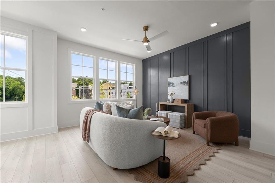 Furnished interior view inside a new home in The Gathering – Alpharetta, Alpharetta (Image 19).