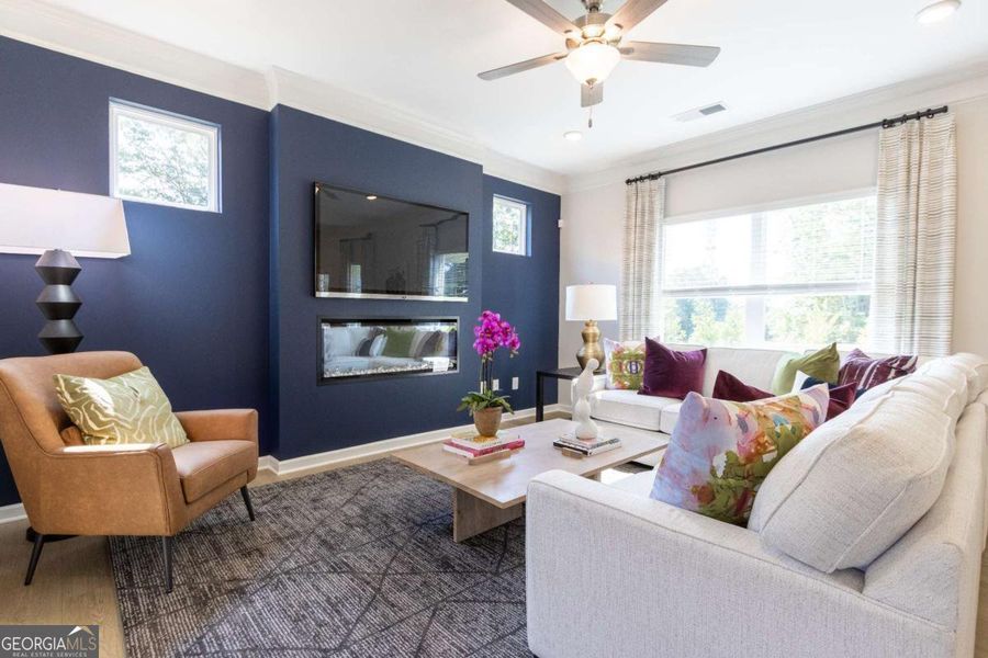 Furnished interior view inside a new home in Trellis Park, Hampton (Image 2).