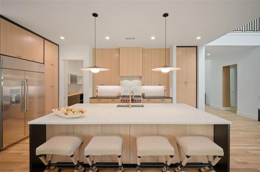 Furnished interior view inside a new home in , Dallas (Image 4).