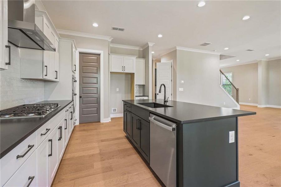 Furnished interior view inside a new home in , Dawsonville (Image 10).