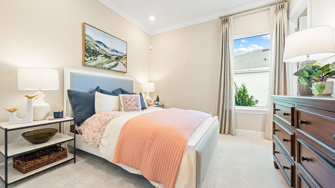Representative furnished interior of a home built from the Lazio II by Taylor Morrison in Esplanade at McKinnon Groves, Winter Garden (Image 15).