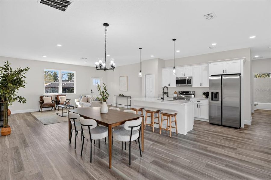 Furnished interior view inside a new home in , Citrus Springs (Image 6).