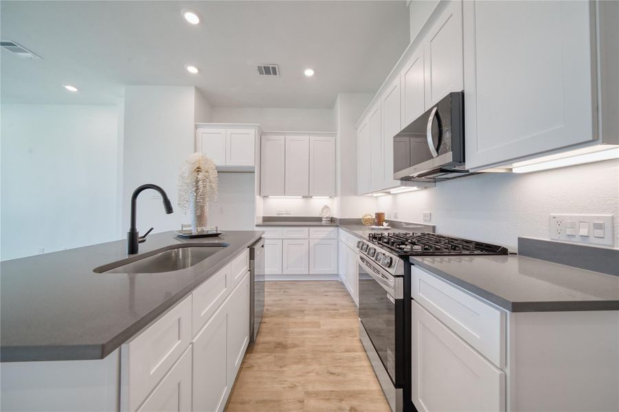 Furnished interior view inside a new home in , Houston (Image 4).