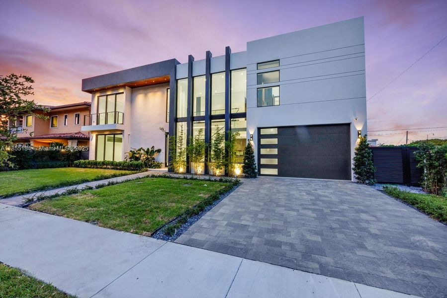 Front exterior of a new home in , Miami, FL, highlighting curb appeal (Image 27). Front exterior of a new home in , Miami, FL, highlighting curb appeal (Image 27).