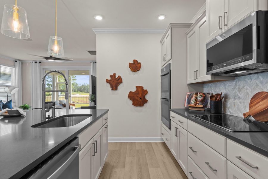Representative furnished interior of a home built from the The Hibiscus by Chesapeake Homes in Coastal Club of the Carolinas, Calabash (Image 46).